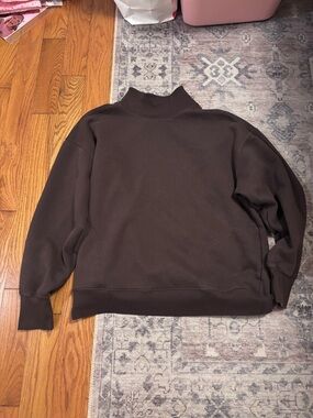 Aerie cloud fleece mock neck